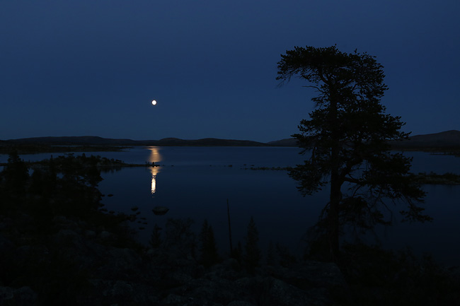 Måneskinn ved Bredåsjön